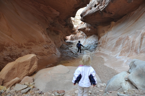 Water route Crack Canyon