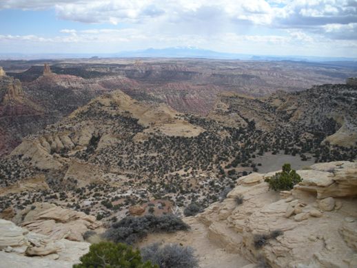 Henry Mountains in distance