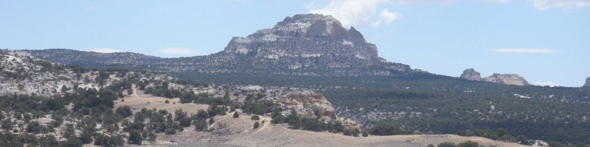 A distant San Rafael Knob