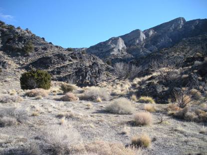 Graham peak canyon route