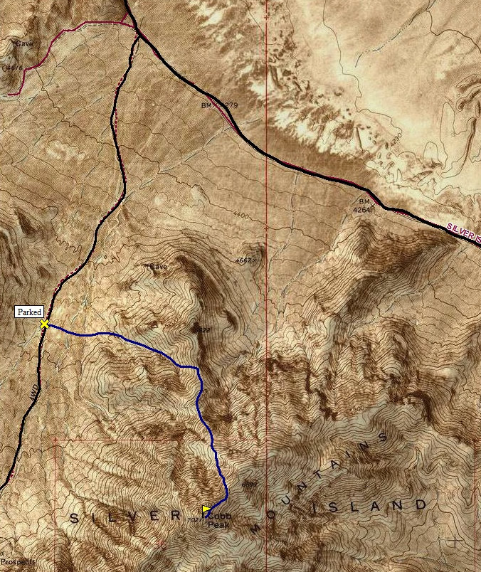 Cobb Peak map
