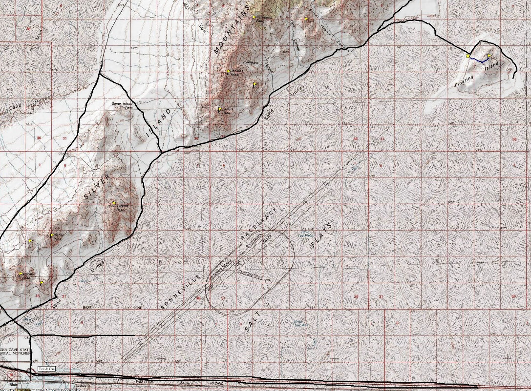 Floating Island Access Map