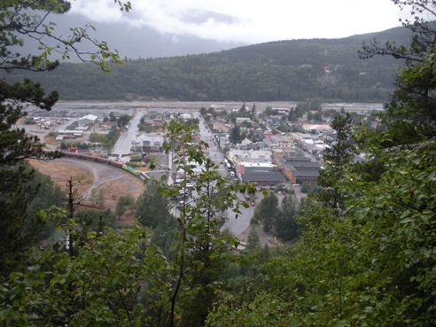 Skagway from the trail