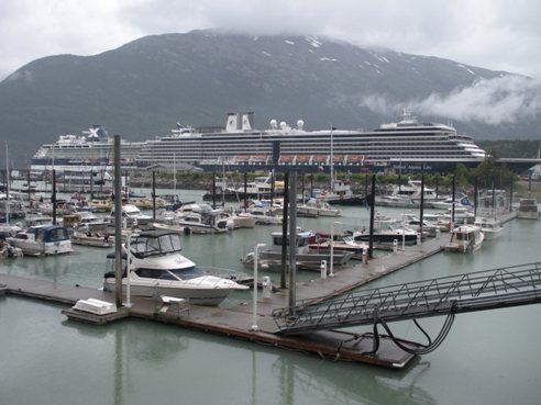 Boat dock in Skagway