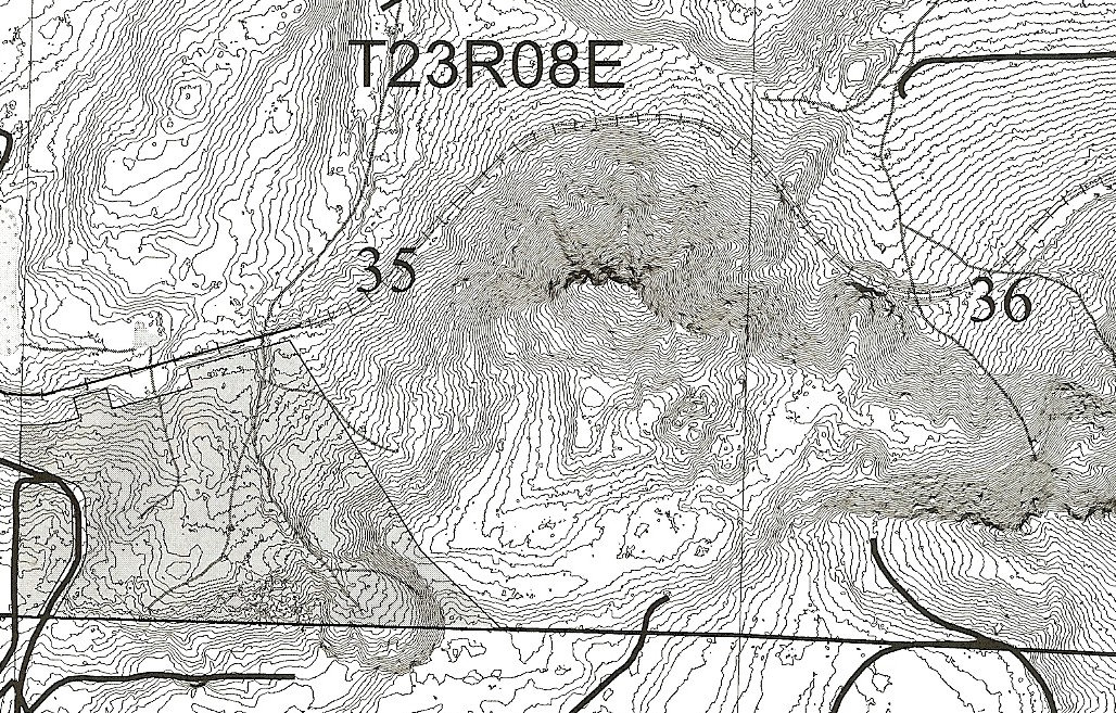 cedar butte lidar map