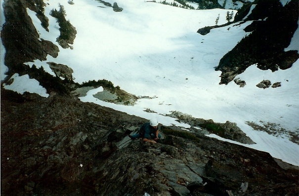 NE Buttress climb