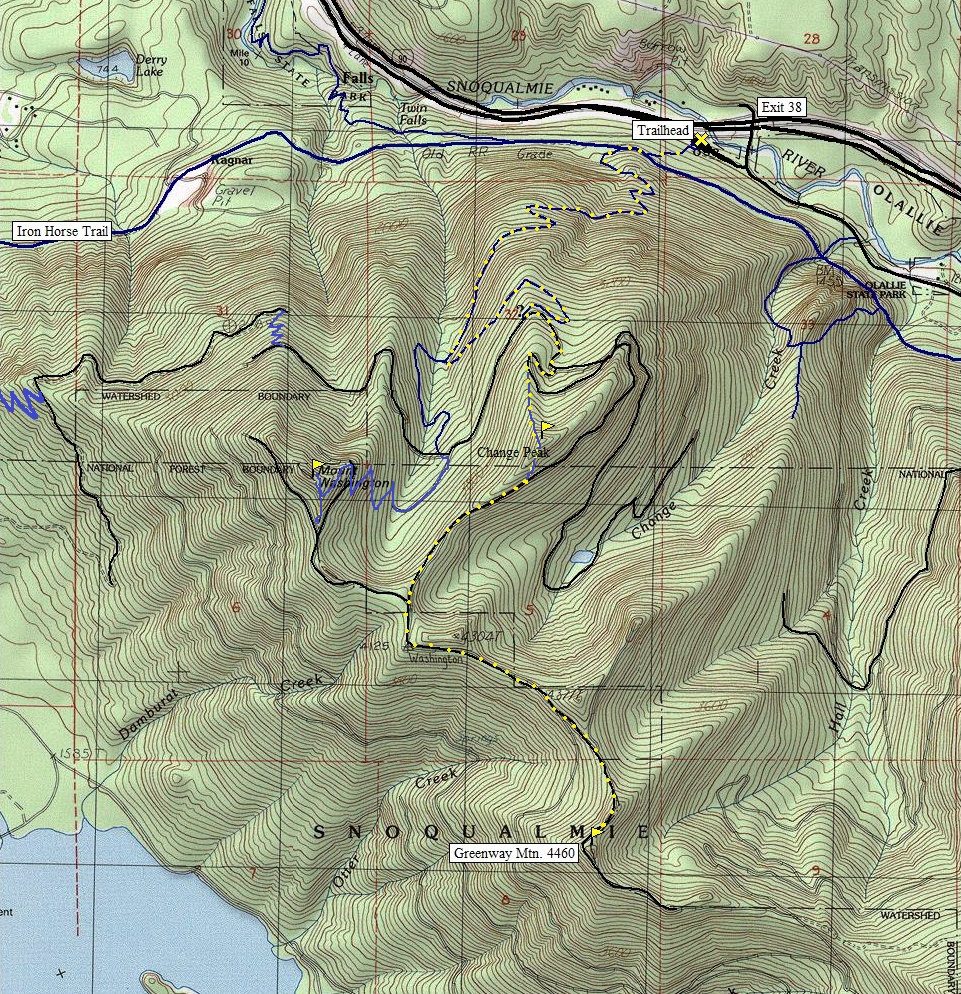 greenway peak map