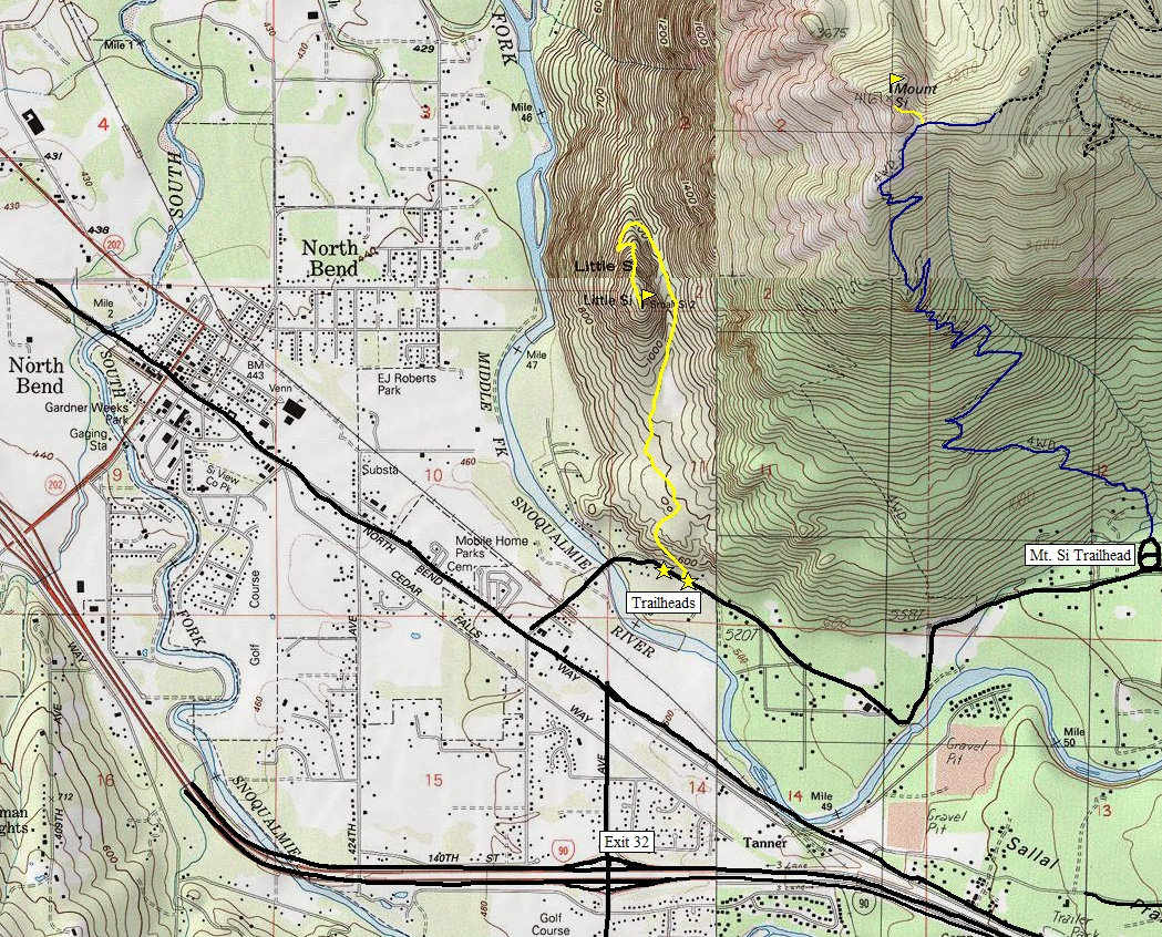 Little Si Map