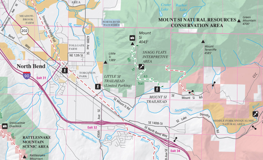 Mount Si Topo Map