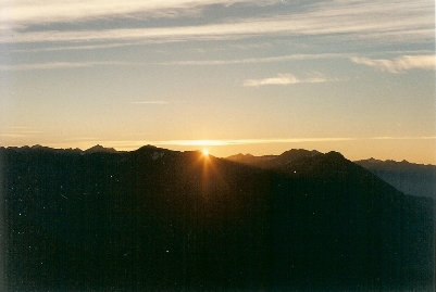 Sunset from Mt. Si