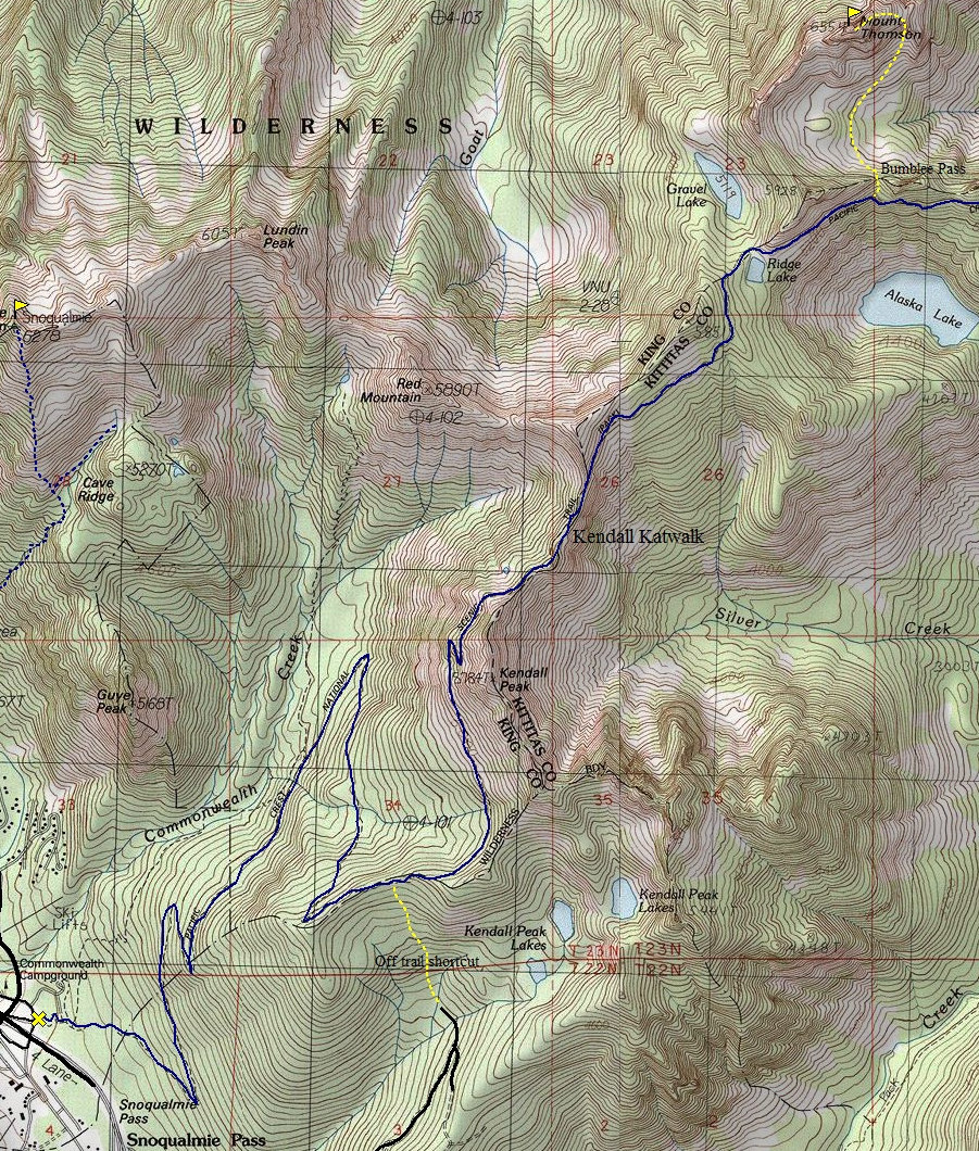 Mount Thomson Map