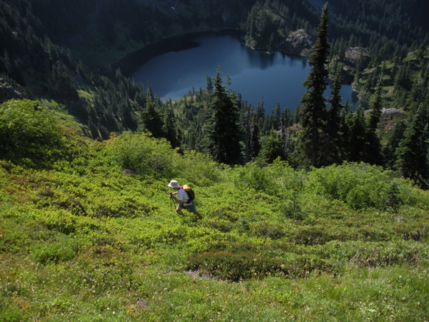 Lake Lillian below