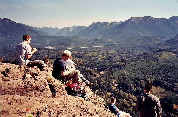 on rattlesnake ledge