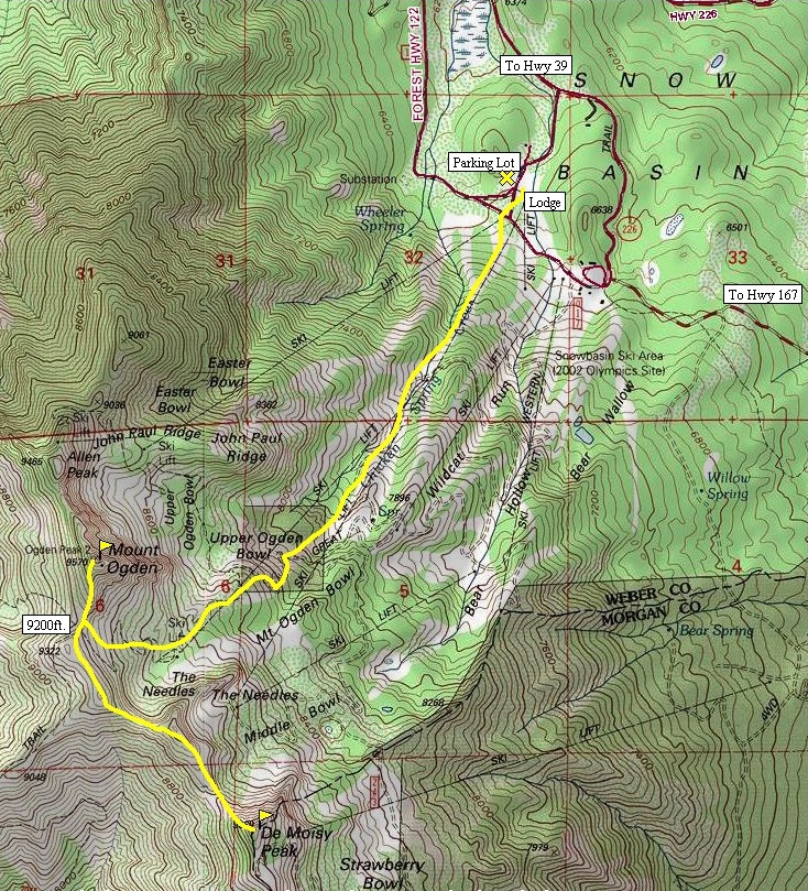 Mount Ogden Map