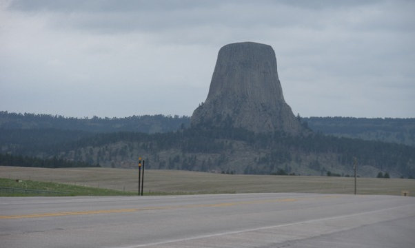 Devils Tower from a distance