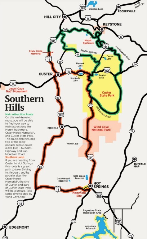 black hills map