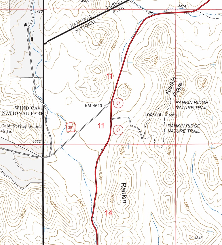 rankin ridge map