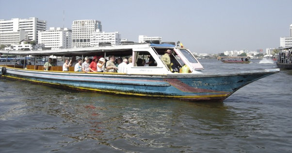 Boat ride down the river 