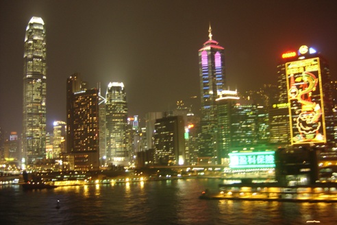 IFC Tower and the city 