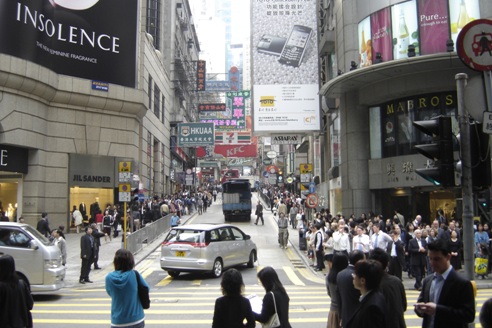 Walking Hong Kong streets