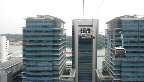 Tram up Mount Faber 