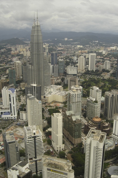 Petronas Towers from the KL Tower