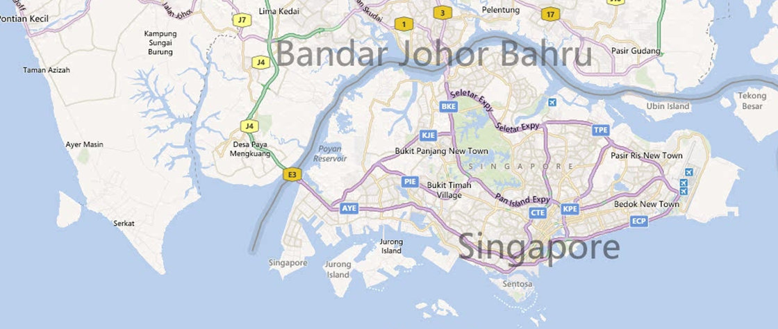 singapore map