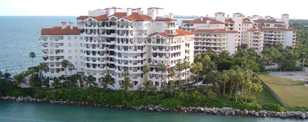 Condos along shores 