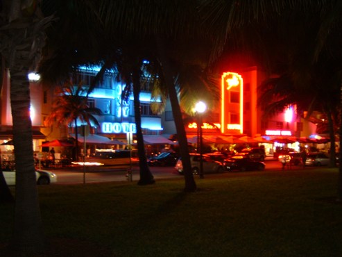 South Beach at night