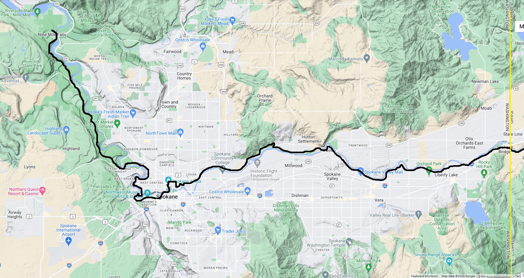 centennial trail map