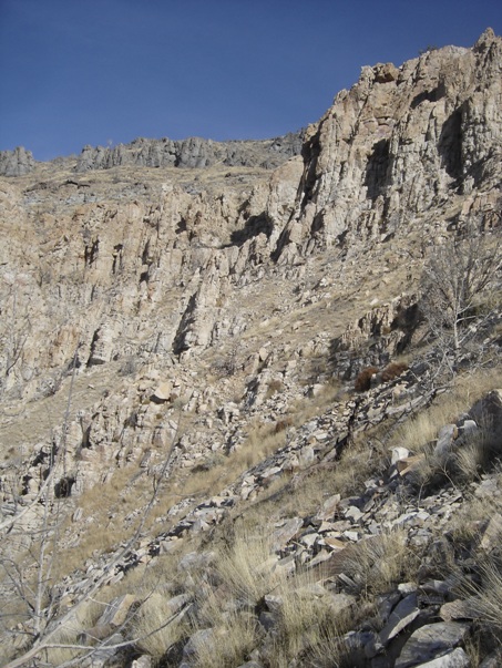 Stansbury Island cliffs