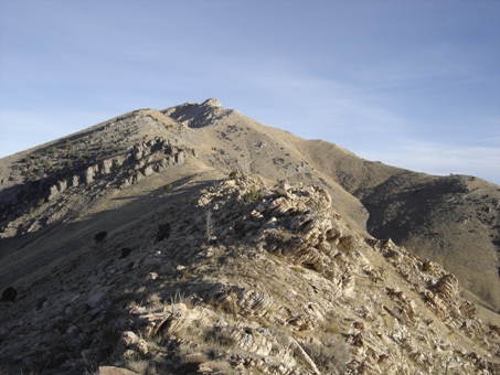 Climbing Stansbury Island