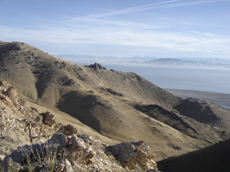 Route on Stansbury Island