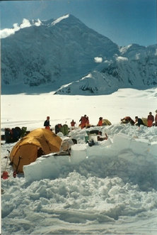 Base Camp & Mt. Foraker