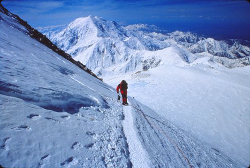 Climbing to Denali Pass