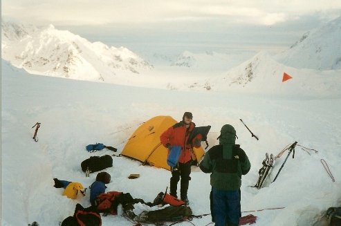 Kahiltna Glacier camp