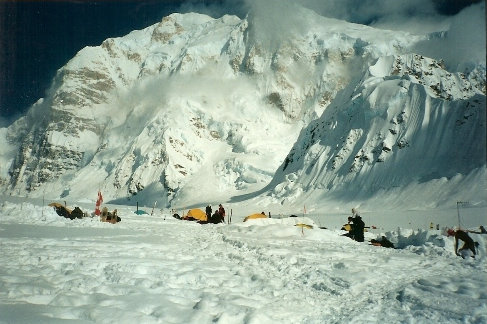 Mt. Hunter from Basecamp