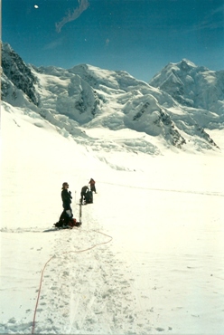 On the Kahiltna Glacier