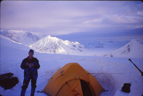 the Kahiltna Glacier