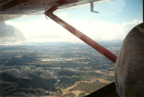 Flying to Mt. McKinley