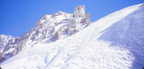 Climbers on Washburn Thumb