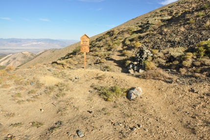 Boundary Peak trailhead