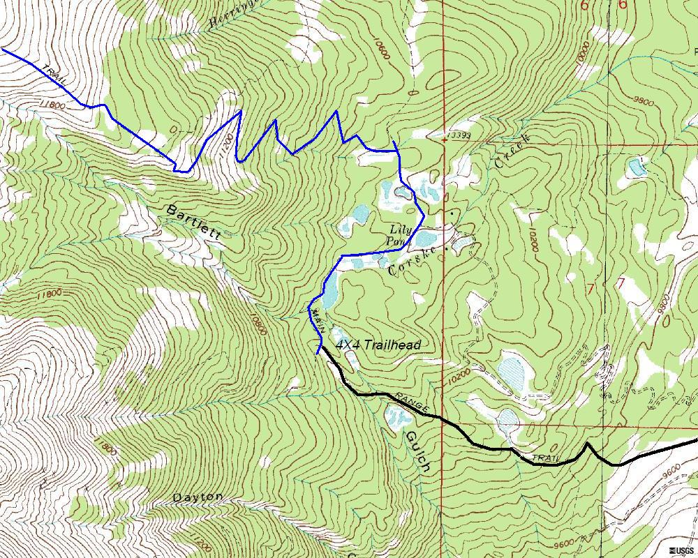 Mount Elbert Map