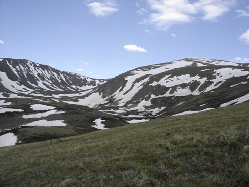 trail up Mt. Elbert