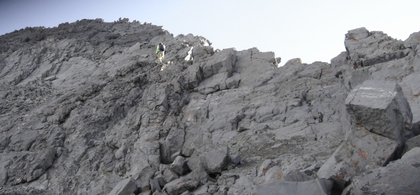 summit rocks, Borah Peak