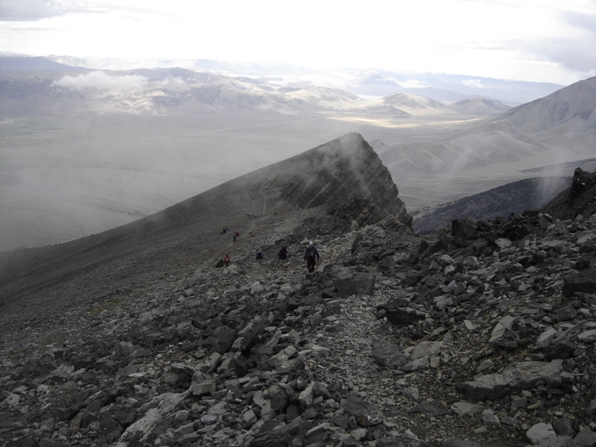 ridge on Borah Peak