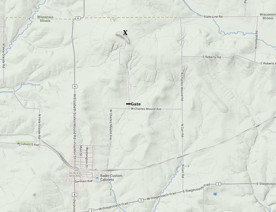 Charles Mound Map