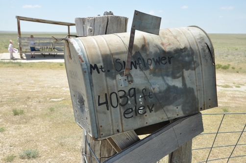 Mount Sunflower summit register