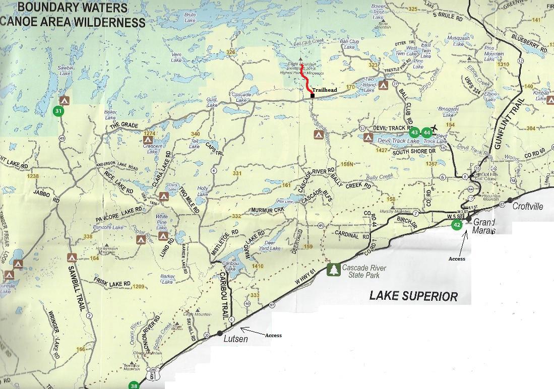 boundary waters map