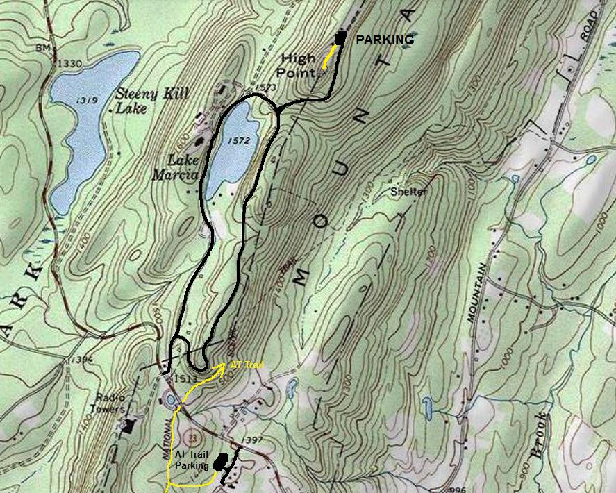 new jersey highpoint map